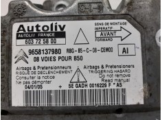 Recambio de centralita airbag para citroën c4 berlina vtr plus referencia OEM IAM 9658137980 603725800  2