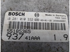 Recambio de centralita motor uce para alfa romeo 147 (190) 1.9 jtd distinctive referencia OEM IAM 0281010332 55185365  2