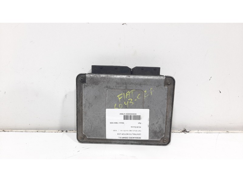 Recambio de centralita motor uce para fiat stilo (192) 1.9 jtd 115 referencia OEM IAM   