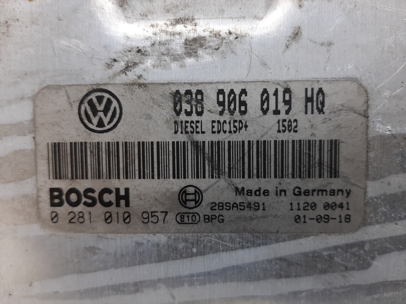 Recambio de centralita motor uce para seat ibiza (6l1) sport referencia OEM IAM 038906019HQ 0281010957 