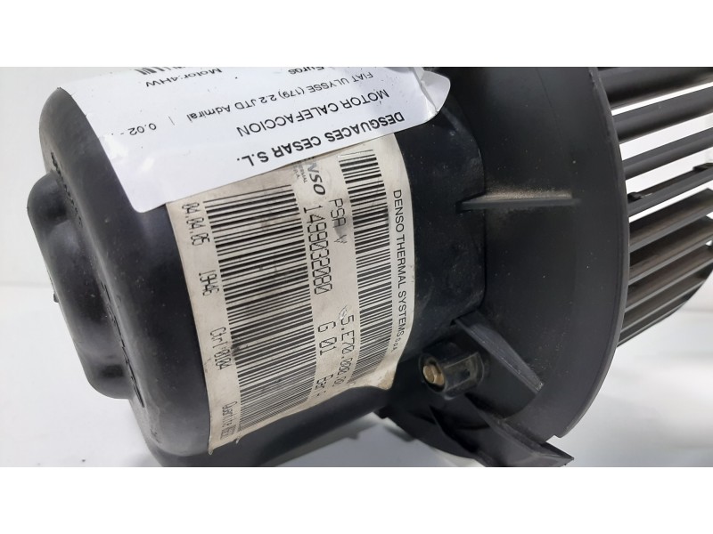 Recambio de motor calefaccion para fiat ulysse (179) 2.2 jtd admiral referencia OEM IAM 1499032080  