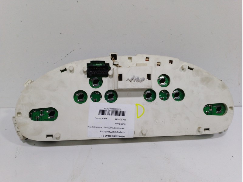 Recambio de cuadro instrumentos para chrysler voyager (rg) 2.8 crd grand voyager limited referencia OEM IAM 70113R R987AC 