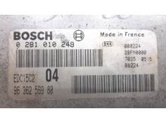 Recambio de centralita motor uce para peugeot 306 break xt referencia OEM IAM 0281010249 9636256980  2