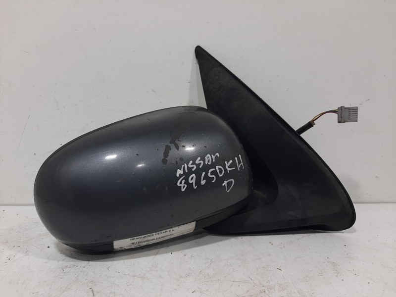 Recambio de retrovisor derecho para nissan almera (n16/e) visia referencia OEM IAM 96301BN225  