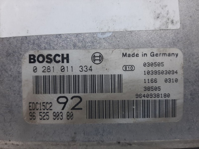 Recambio de centralita motor uce para citroën c8 2.0 hdi sx referencia OEM IAM 0281011334  