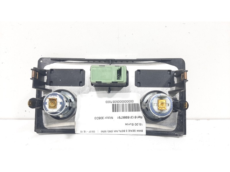 Recambio de modulo electronico para bmw serie 5 berlina (e60) 525d referencia OEM IAM 61316986791  
