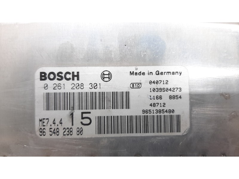 Recambio de centralita motor uce para peugeot 307 cc (s1) 1.6 referencia OEM IAM 0261208301 9654823880 