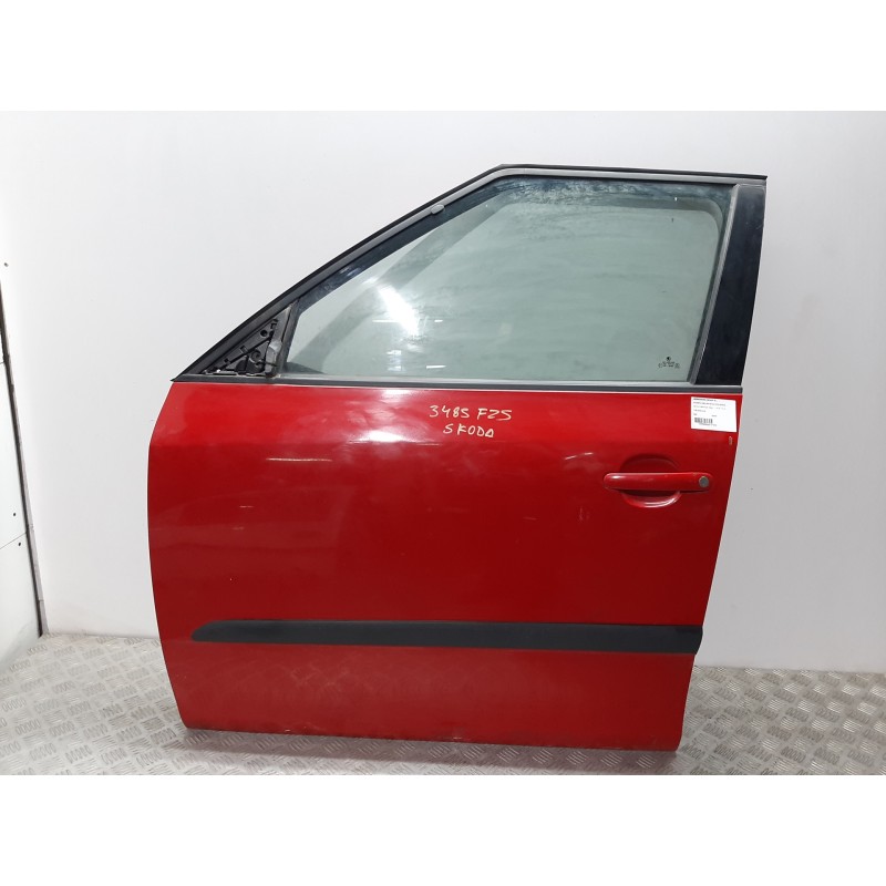 Recambio de puerta delantera izquierda para skoda fabia (5j2 ) style referencia OEM IAM  ROJO 