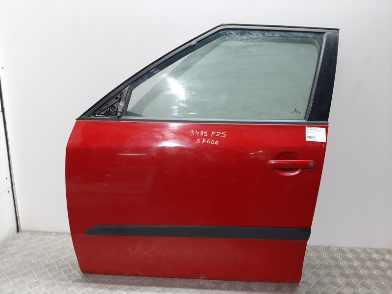 Recambio de puerta delantera izquierda para skoda fabia (5j2 ) style referencia OEM IAM  ROJO 