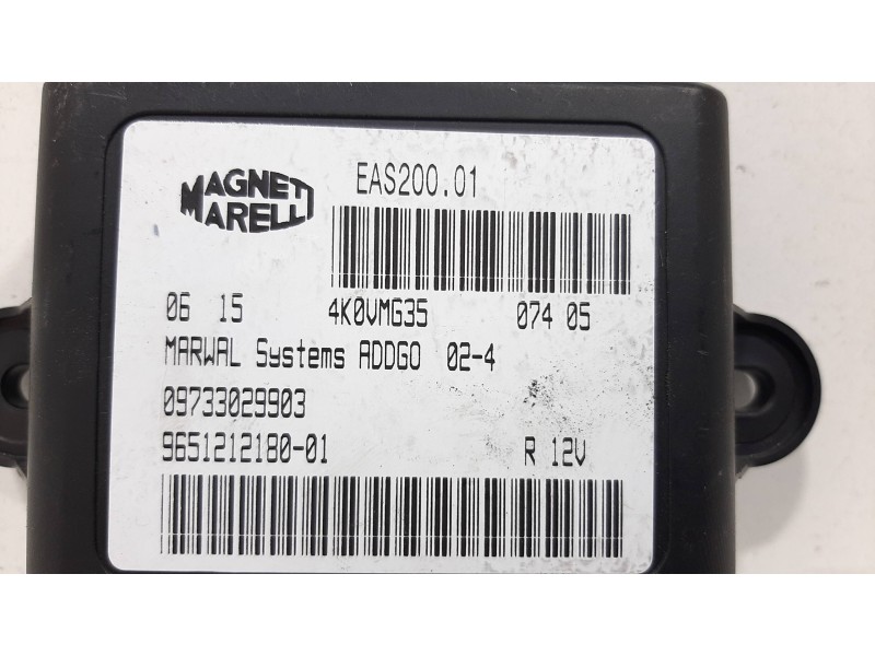 Recambio de centralita inmovilizador para fiat ulysse (179) 2.2 jtd admiral referencia OEM IAM 551200016905  