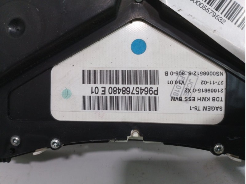 Recambio de cuadro instrumentos para peugeot 307 (s1) xt referencia OEM IAM P9645768480E01  