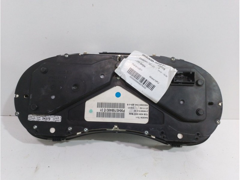Recambio de cuadro instrumentos para peugeot 307 (s1) xt referencia OEM IAM P9645768480E01  