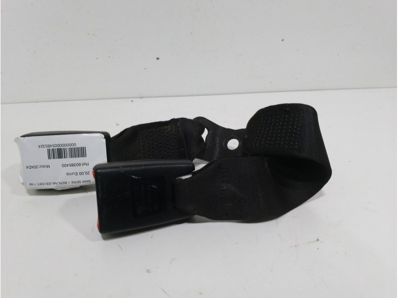 Recambio de enganche cinturon trasero central para bmw serie 1 berlina (e81/e87) 118d referencia OEM IAM 60385400  