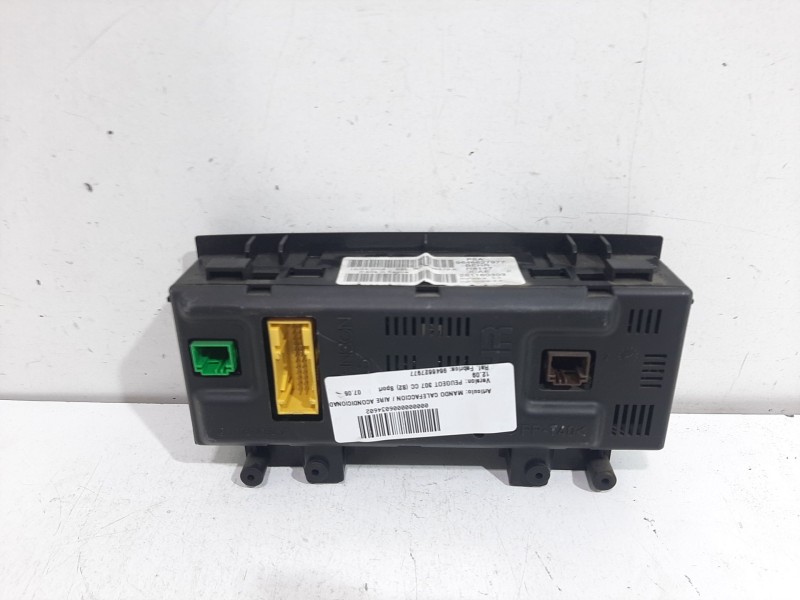 Recambio de mando calefaccion / aire acondicionado para peugeot 307 cc (s2) sport referencia OEM IAM 9646627977   Recambio de mando calefaccion / aire acondicionado para peugeot 307 cc (s2) sport referencia OEM IAM 9646627977