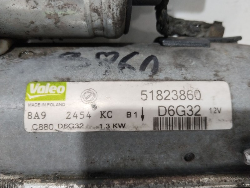 Recambio de motor arranque para ford ka (ccu) titanium referencia OEM IAM 51823860  