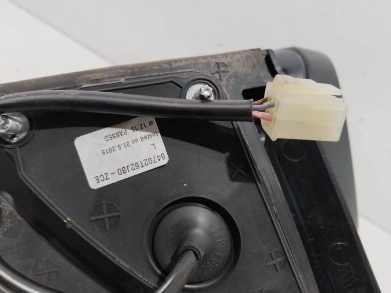 Recambio de retrovisor izquierdo para suzuki swift azg (nz) glx referencia OEM IAM 84702T62JB0  NEGRO