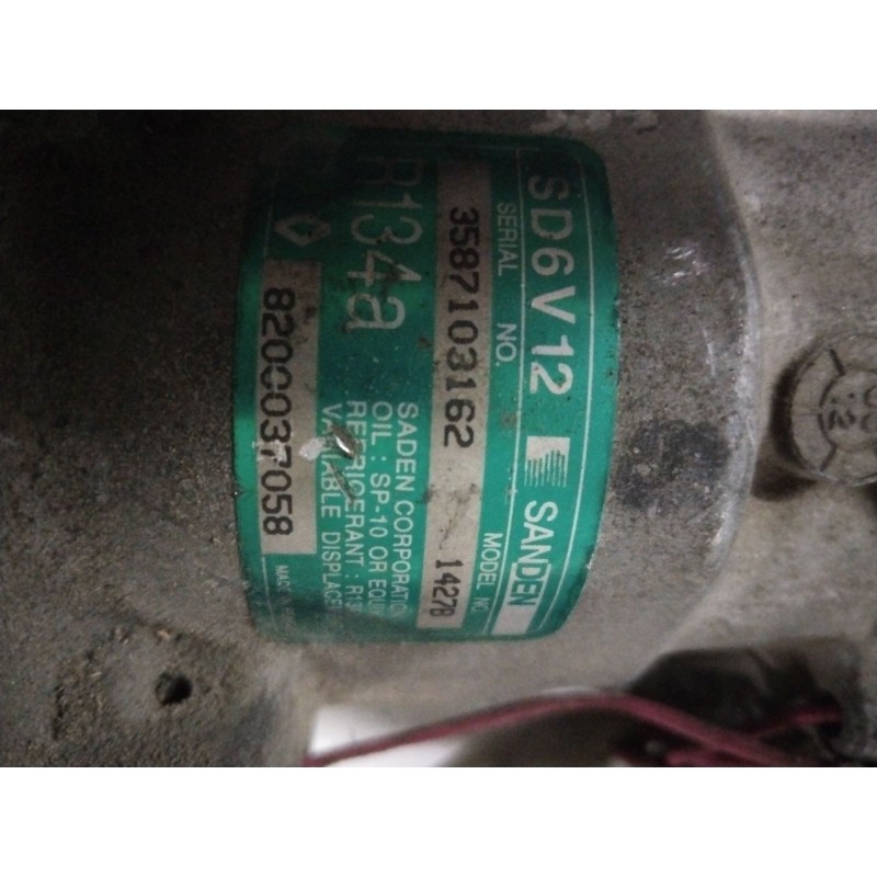 Recambio de compresor aire acondicionado para renault clio ii fase ii (b/cb0) authentique referencia OEM IAM 8200037058  