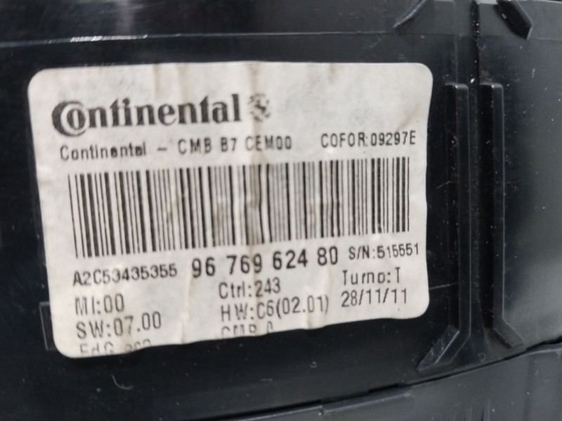 Recambio de cuadro instrumentos para citroën c4 lim. business referencia OEM IAM 9676962480  