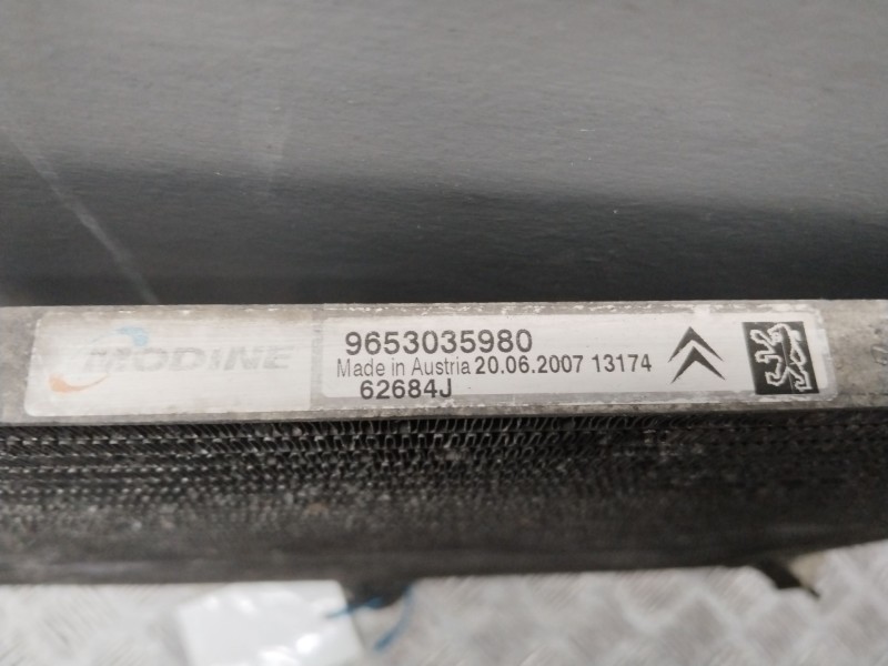 Recambio de condensador / radiador aire acondicionado para peugeot 207 confort referencia OEM IAM 9653035980  