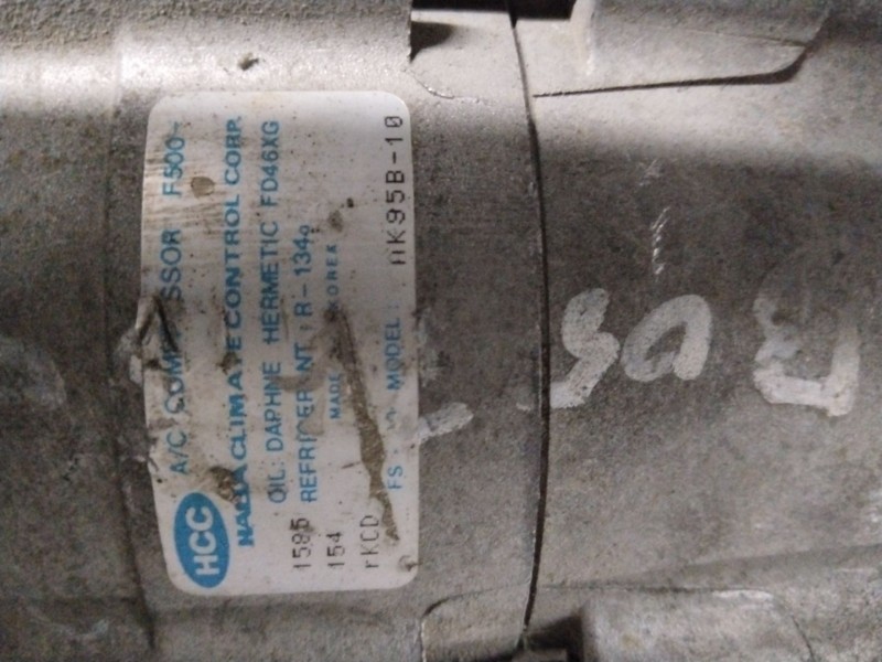 Recambio de compresor aire acondicionado para hyundai coupe (rd) 1.6 fx referencia OEM IAM AK95B10  