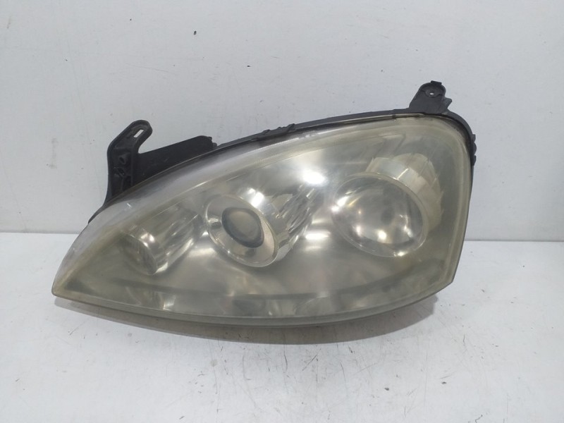 Recambio de faro izquierdo para opel corsa c blue line referencia OEM IAM 13115006  