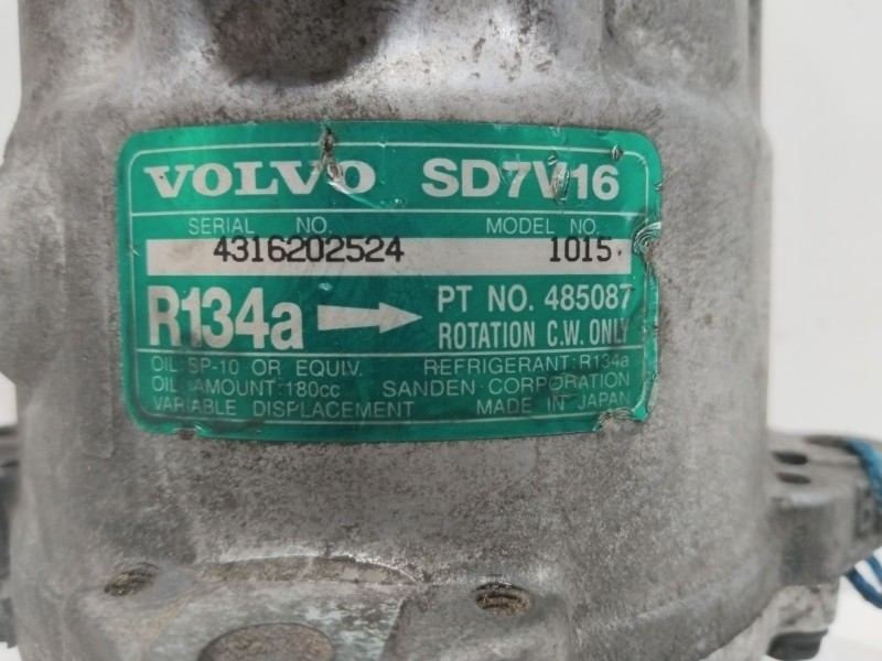 Recambio de compresor aire acondicionado para volvo serie 460 1.9 turbodiesel referencia OEM IAM 485087   Recambio de compresor aire acondicionado para volvo serie 460 1.9 turbodiesel referencia OEM IAM 485087