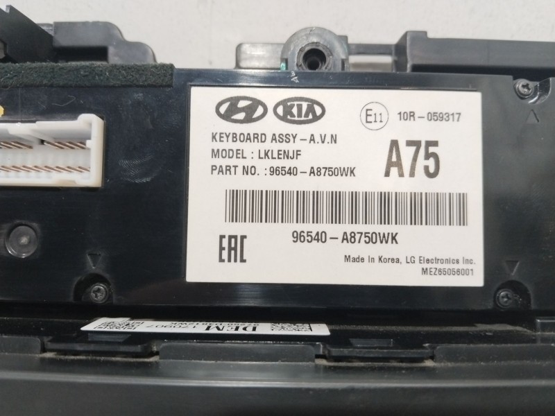 Recambio de mando calefaccion / aire acondicionado para kia optima concept referencia OEM IAM 97250D4812WK  96540A8750WK