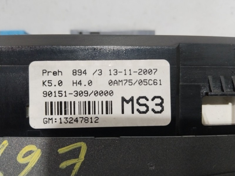 Recambio de mando calefaccion / aire acondicionado para opel zafira b cosmo referencia OEM IAM 901513090000  