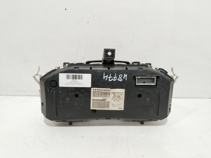Recambio de cuadro instrumentos para renault megane ii berlina 5p authentique referencia OEM IAM 8200364007  
