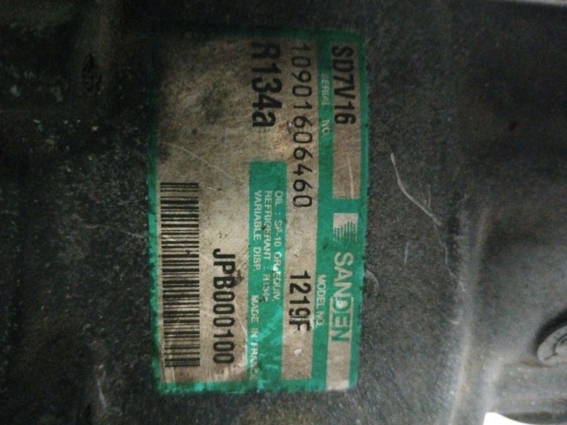 Recambio de compresor aire acondicionado para mg streetwise 1.4 referencia OEM IAM 10901606460  