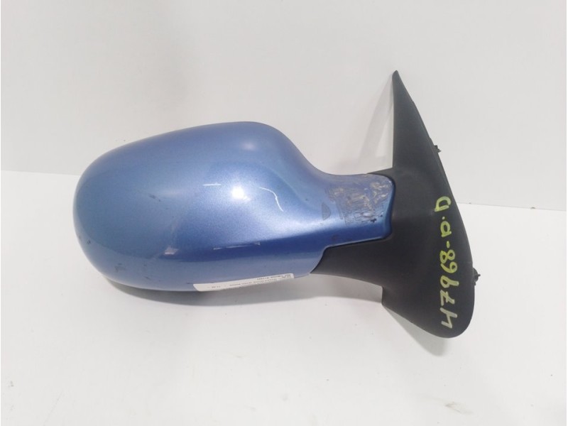Recambio de retrovisor derecho para nissan micra (k12e) acenta referencia OEM IAM 011031 AZUL ELECTRICO