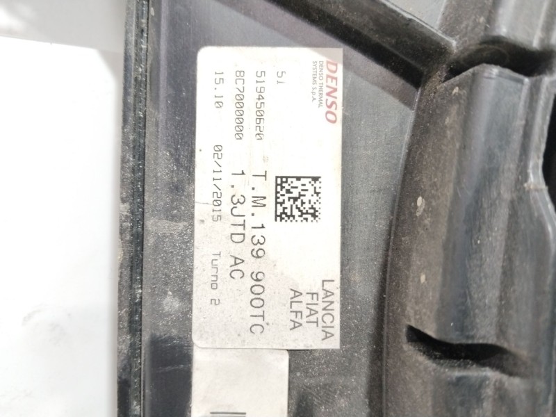 Recambio de electroventilador para fiat panda (319) cross referencia OEM IAM 519450620  