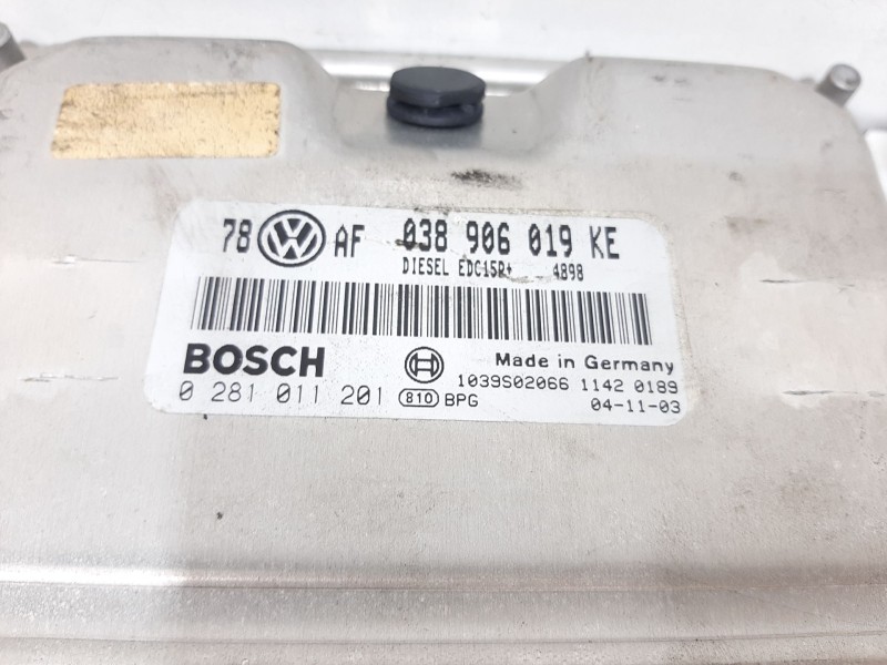 Recambio de centralita motor uce para volkswagen passat berlina (3b3) advance referencia OEM IAM 038906019KE  