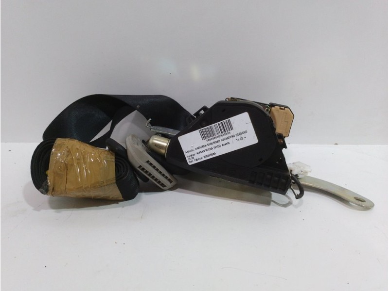 Recambio de cinturon seguridad delantero derecho para nissan micra (k12e) acenta referencia OEM IAM 33029966A  