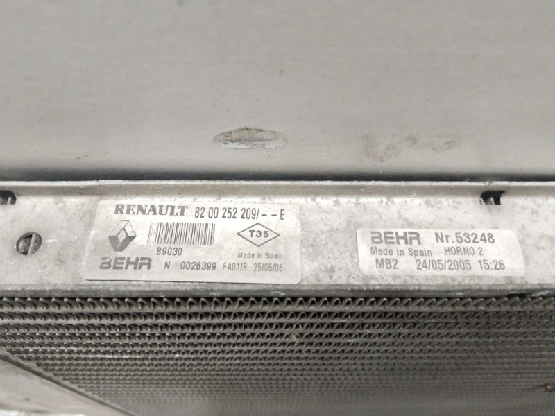 Recambio de intercooler para renault clio ii fase ii (b/cb0) community referencia OEM IAM 8200252209E  