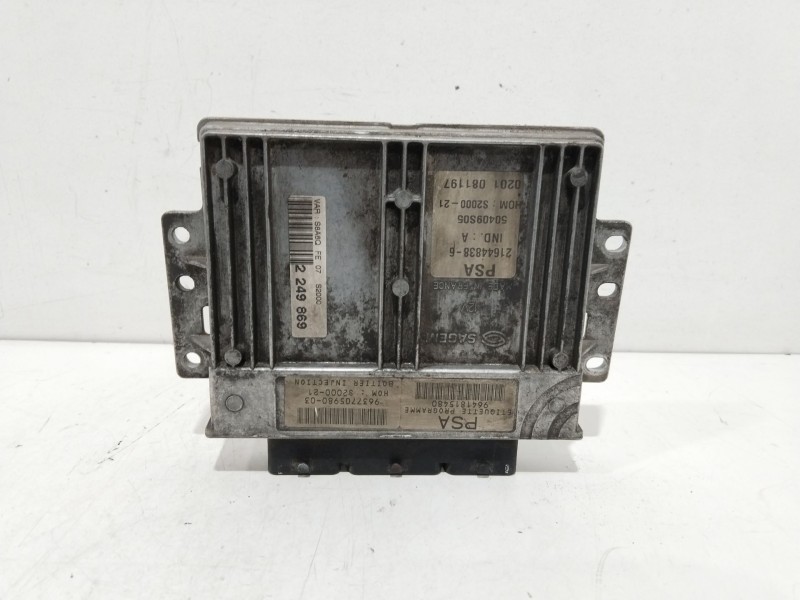 Recambio de centralita motor uce para citroën saxo 1.4 referencia OEM IAM 9637705980  