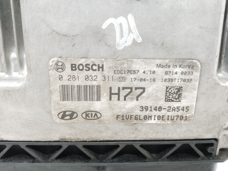 Recambio de centralita motor uce para hyundai i40 cab bluedrive referencia OEM IAM 391402A545  