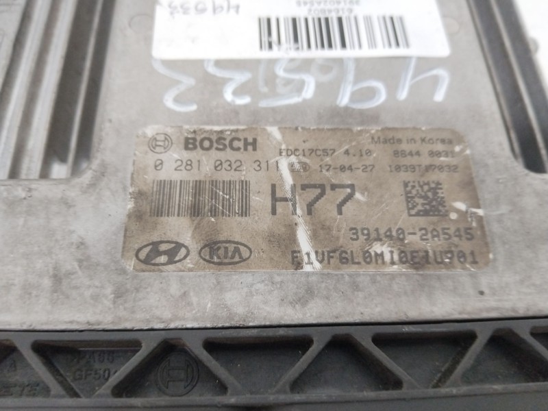 Recambio de centralita motor uce para hyundai i40 cab bluedrive referencia OEM IAM 391402A545  