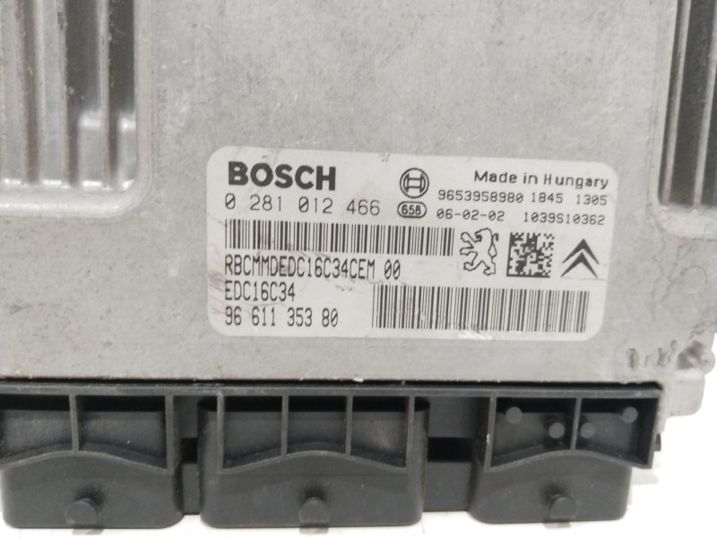 Recambio de centralita motor uce para citroën xsara picasso 1.6 referencia OEM IAM 9661135380  