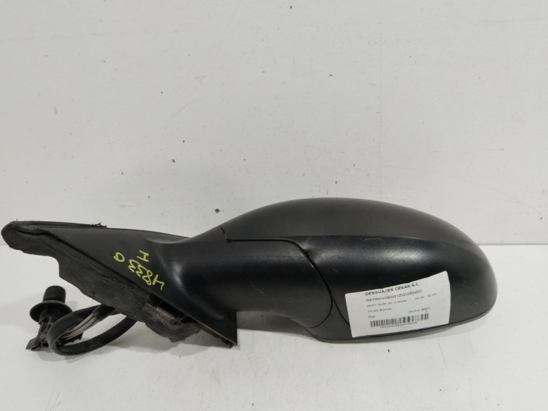 Recambio de retrovisor izquierdo para seat ibiza (6l1) stella referencia OEM IAM 014142  NEGRO