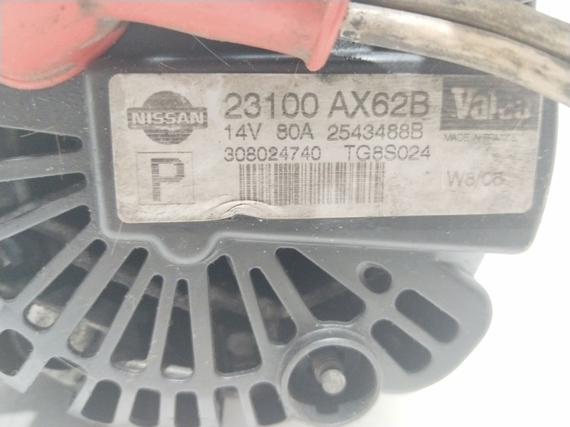 Recambio de alternador para nissan micra (k12e) acenta referencia OEM IAM 23100AX62B  