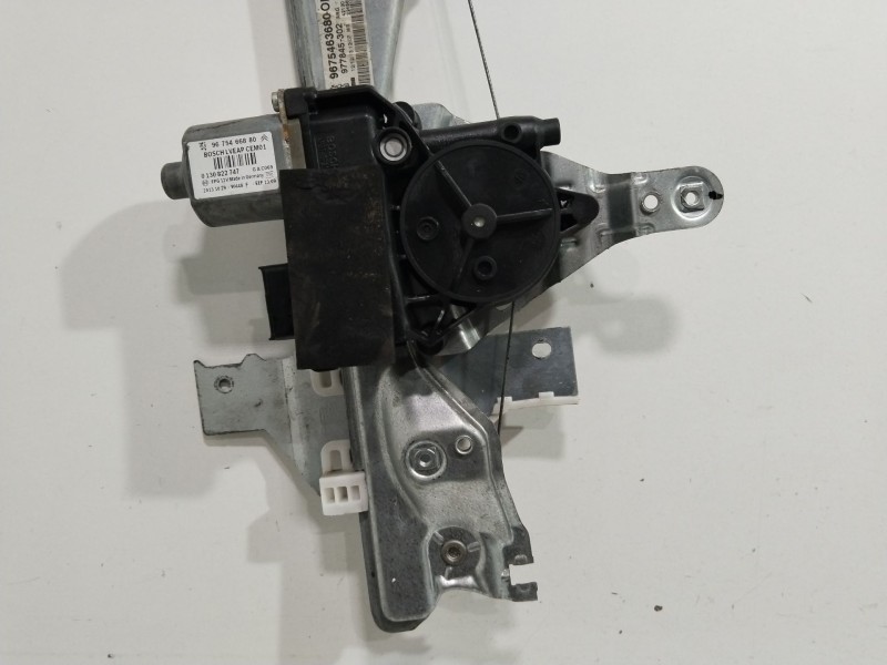 Recambio de elevalunas trasero izquierdo para peugeot 308 sw envy referencia OEM IAM 9675463680  