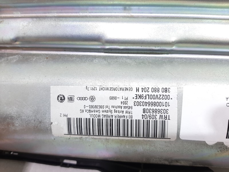 Recambio de airbag delantero derecho para volkswagen passat berlina (3b3) advance referencia OEM IAM 3B0880204  