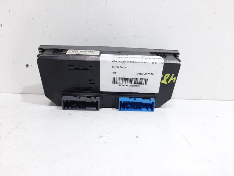 Recambio de mando calefaccion / aire acondicionado para opel astra h berlina cosmo referencia OEM IAM 13122963  