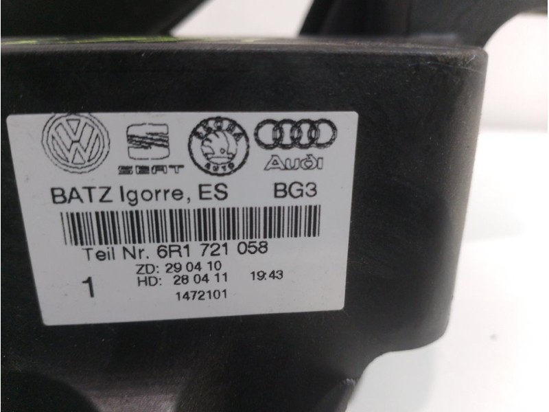 Recambio de pedal freno para volkswagen polo (6r1) advance referencia OEM IAM 6R1721058  