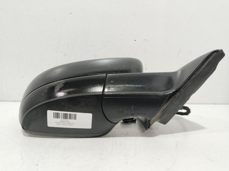 Recambio de retrovisor derecho para seat toledo (kg3) reference referencia OEM IAM 5JB857508C  NEGRO
