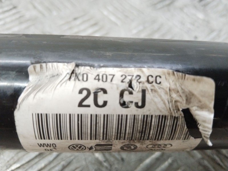 Recambio de transmision delantera derecha para seat altea xl (5p5, 5p8) 1.6 tdi referencia OEM IAM 1K0407272CC  