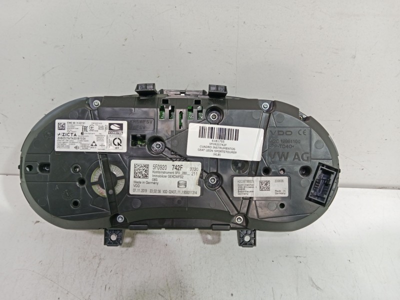 Recambio de cuadro instrumentos para seat leon sportstourer (kl8) style referencia OEM IAM 5F0920742F  