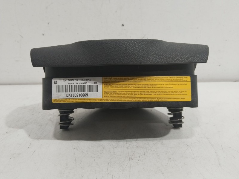 Recambio de airbag delantero izquierdo para opel zafira b 1.9 cdti referencia OEM IAM 601854900C  13111348
