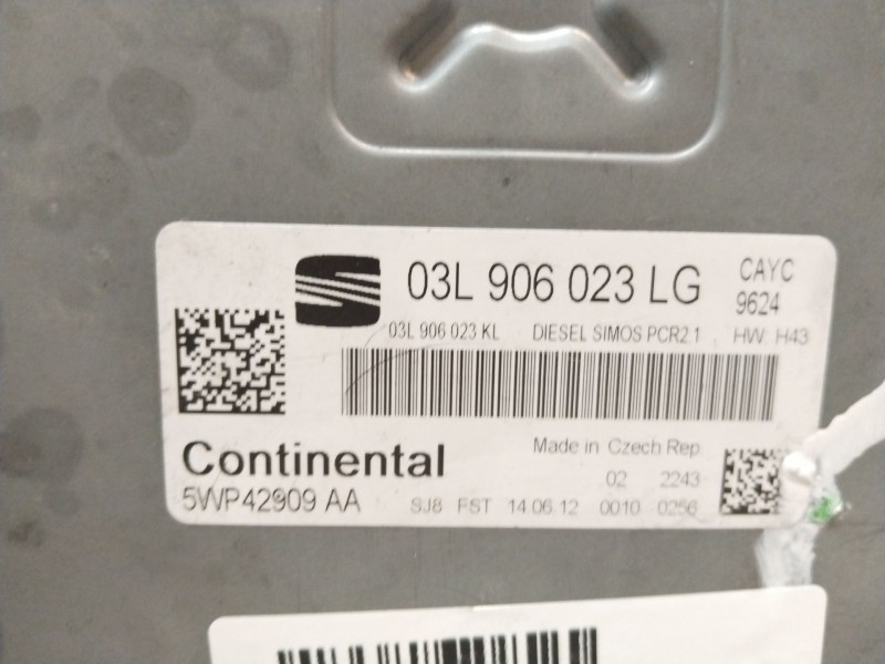 Recambio de centralita motor uce para seat altea xl (5p5) reference ecomotive referencia OEM IAM 03L906023LG   Recambio de centralita motor uce para seat altea xl (5p5) reference ecomotive referencia OEM IAM 03L906023LG